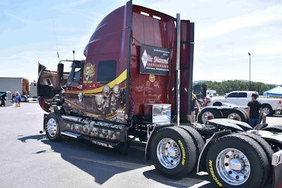 Barnette says he plans to extend the truck’s wheelbase and add 7-inch stacks to the truck in the future.