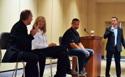From left: Stu Sutton, Ellen Voie, John Elliott and Sean Lyden