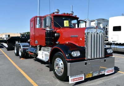 Rampant Trailers bought this 1966 Kenworth W900A in 2016 to deliver its trailers to customers. The truck was rebuilt by its original owner in Oregon, but before that, it had worked hauling asphalt until about five years ago.