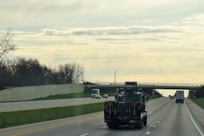 Highway Scene Truck Morning 2018 07 17 13 30