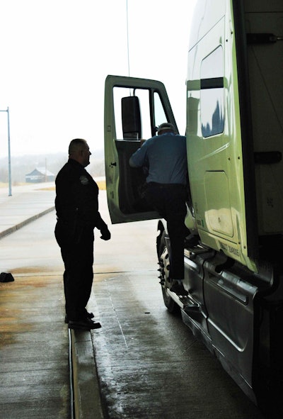 Cop Pulls Over Truck Driver