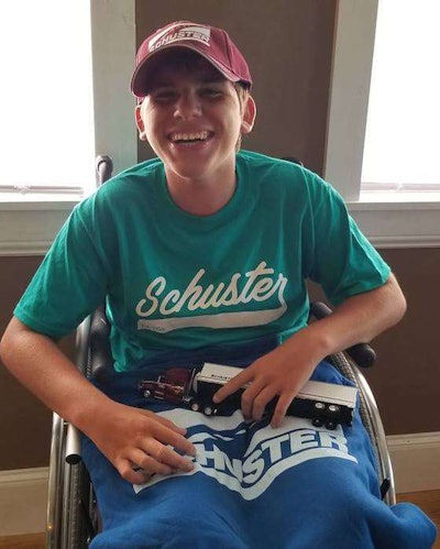 Sixteen-year-old Dakota Cadd of Milton, Wis.