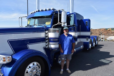 Matt Brune showed this 1999 Peterbilt 379 at Shell Rotella SuperRigs earlier this summer. The truck picked up the Best of Show First Runner Up award at the show.
