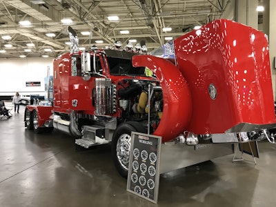 MC Holland’s “Spice of Life” 2007 Peterbilt 379 is dedicated to the memory of his late wife and co-driver, Joan.