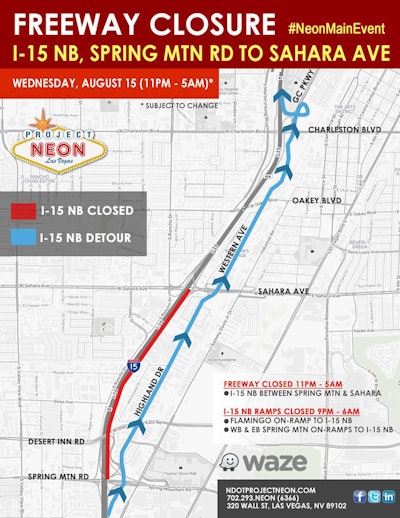 Freeway Closure Graphic