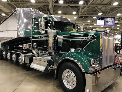 Randy Manning’s 2018 Kenworth W900L dump, “Beast of Burden,” won Best of Show in the Builder’s Class category.