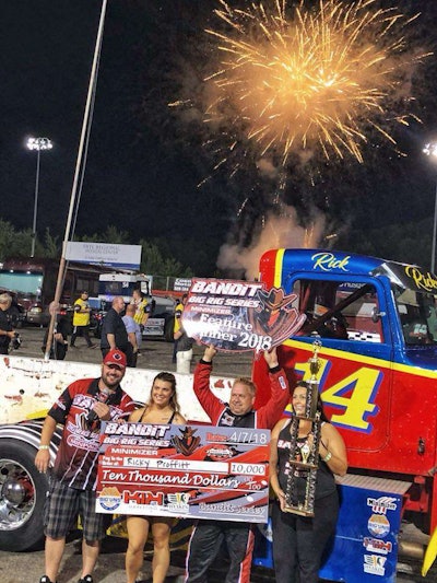Ricky “Rude” Proffitt picked up his second win of 2018 at his home track, Hickory Motor Speedway.
