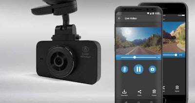 Rand McNally’s new DashCam 500 offers users a companion app with which they can view live video and manage recordings.
