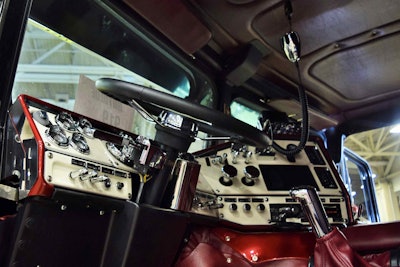 As noted, dash updates include a variety of stainless and, as you’ll note, a new display from which Harwell as driver can toggle front, rear and side camera views if need be for backing, merging or other purposes.