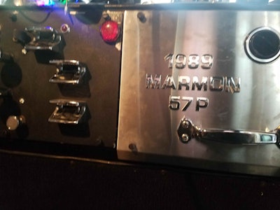 Stephen Massat has added a custom stainless steel upper console to replace the original plastic console.