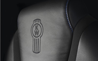 Kenworth W990 headrest emblem