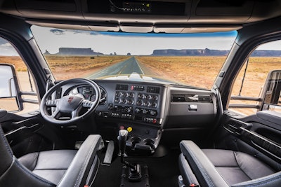 Kenworth W990 interior dash