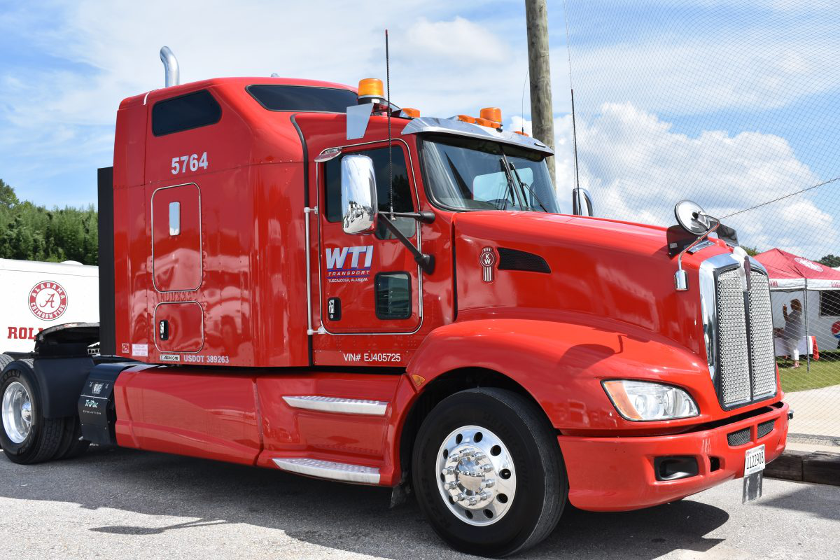 The truck is equipped with satellite radio, a 19-inch TV and more.