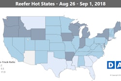 DAT ReeferHotStatesMap-2018-Aug26-Sep1-2018-09-05-16-29