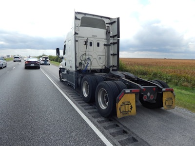 Indiana State Police were led on a 20-mile pursuit by a truck driver on Sept. 21.