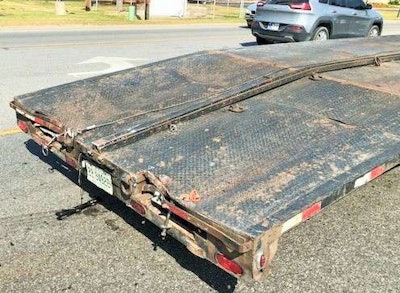 … and trailer, Yakym adds, were a total loss.