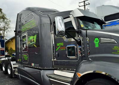 New graphics around the rig, too, have added further elements of whimsicality to what is nothing if not a unique treatment to a home away from home on the road for the Grooms.