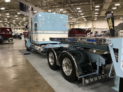 The Basses have added a stainless steel deck plate and stainless fenders to the truck.