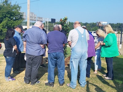 Drivers Gathered Around Calark Memorial 2018 10 24 10 21