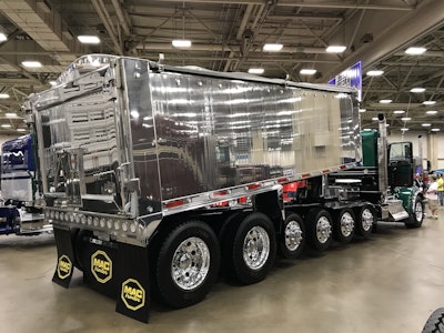 Manning took a number of trips back and forth between his Cross Junction, Virginia, home to Mac Trailer’s facility in Alliance, Ohio, to have the dump body engineered to fit his truck. At least a couple of those trips were made sitting on a five-gallon bucket since the interior had been torn out to be reupholstered.