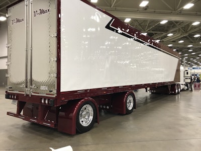 When V-Max ordered the 2016 Utility trailer, they stripped it down and painted it with the company’s color scheme, from the frame rails up.