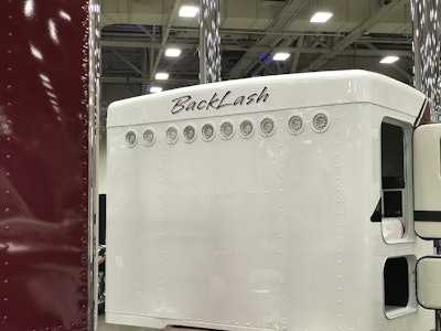 The truck is named “Backlash” because of comments V-Max owner Dave Van Haitsma has heard at truck shows over the years about the rig.