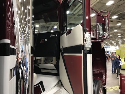 Even the upholstery is patterned to match the exterior of the truck.