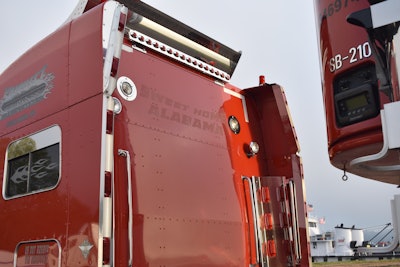 Clayton has put “Sweet Home Alabama” on every truck he’s owned and driven.