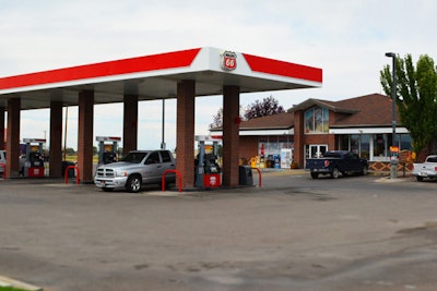 Amos Phillips was asleep in his cab when he was attacked at this Idaho truck stop.