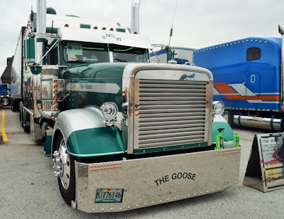 Here’s a bit of a preview of that Goose, a 1996 model Freightliner that’s likewise garnered a well-known profile after many years of team operation.