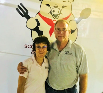 One of our favorite spots for the weekend was run by the Scott family, whose concession, Scott’s Roasting, featured locally raised pork entrees from their own farm. For around eight bucks, they would serve you up so much food you could barely finish your plate. Speaking as the son and grandson of meatpackers, it was some of most deliciously prepared pork I had ever tasted. Mrs. Scott explained to me that the Bellefonte, Pa.-based farm family tried to keep their prices low so families could afford to eat at the show.