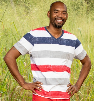 Texas trucker Carl Boudreaux on “Survivor” (CBS photo)