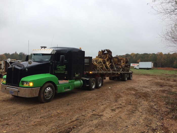 Uploaded by : Cooper Scruggs and son towing and transport Out of Spartanburg s.c. With a load of CAT parts headed to G.A.