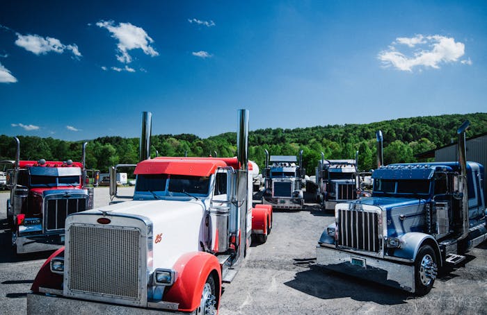 Gooch Trucking Fleet Spring Photo Shoot