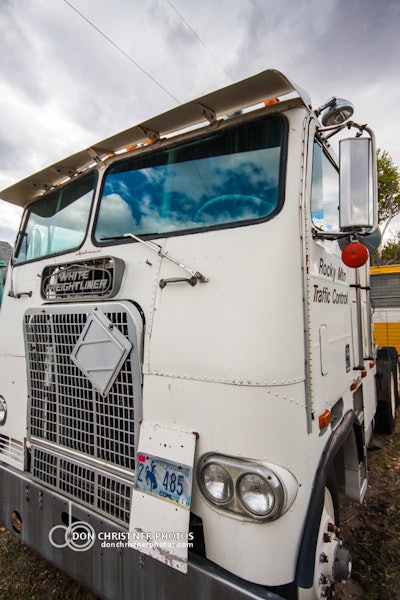 White Freightliner