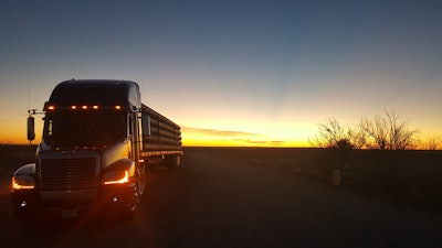 TX oil patch sunrise