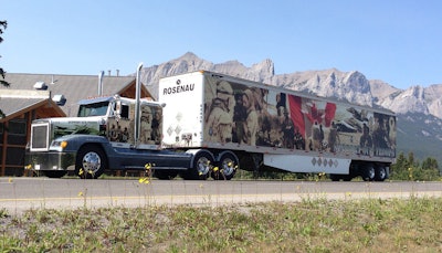 The Rosenau Support our Troops Big Rig