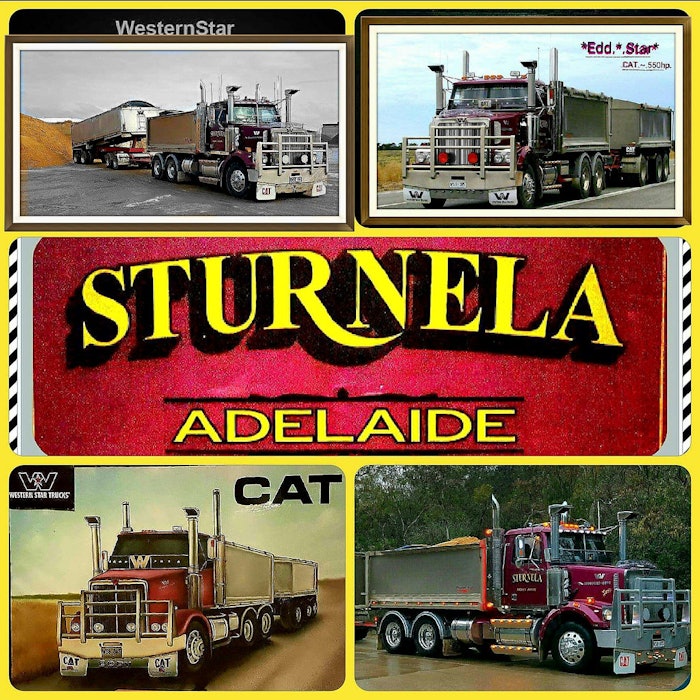 Uploaded by : Edd✡Star. : STURNELA Western ~ star :: Quarry Hauler' ~ C15 ▪ CAT ▪@-550.h.p. ~Australian:::Adelaide • custom built