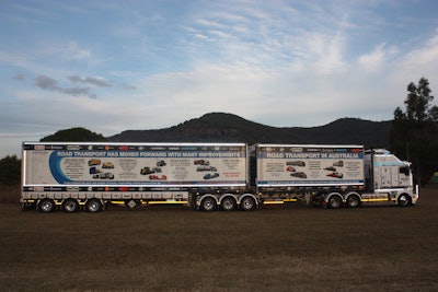 TRUCKRIGHT Industry Vehicle at the Putty Road Memorial