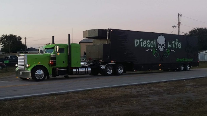 Mississippi bound Uploaded by : Steve briner Headed out to Mississippi for diesel drag racing . #realdiesellife#