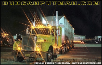 1965 Mack B-77 at Night!