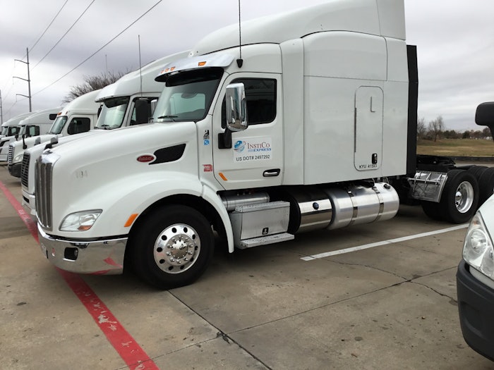 Company driver Uploaded by : Kenneth Copelin 1st company truck in a mighty long time of being a owner operator