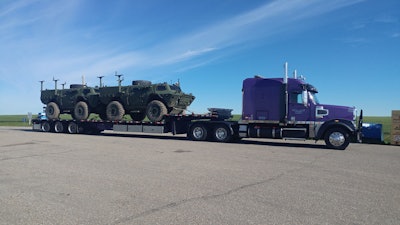 Barney hauling militarily