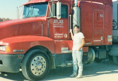 Scott Hainline, pictured in 1990, early on in his long tenure trucking, wrote this letter in response to Clifford Petersen’s discourse on the pride and professionalism inherent in, among other things, on-highway courtesies once common among truckers as a positive example to the public.