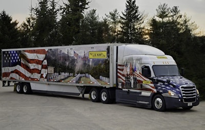 J.B. Hunt is one of approximately 200 trucking companies that will help deliver wreaths for Wreaths Across America ceremonies Saturday, Dec. 15.