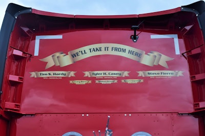 … In the video, Rogers details the stories of the three newly memorialized under the original three: Cory Barr of Sun Prairie, Wis.; William Brinza of Grove, Okla.; and Robert Augustyn of Cicero, Ill.