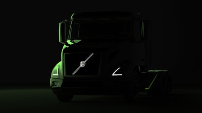 As the VNR Electric is still under development, no detailed specs were released. Volvo unveiled these promotional images on Tuesday. “We believe that for electric truck applications that the VNR is the electric truck for North America,” said Peter Voorhoeve, president of Volvo Trucks North America. “We will showcase it in the LIGHTS project and then right after that we will commercialize it.”