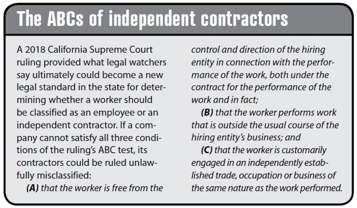 Supreme court decision on contract clearance employees 2019