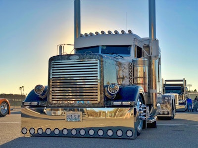 Gary and Devery Jones’ “Excessive Behavior” features RoadWorks accessories and a smoky flames paint job.