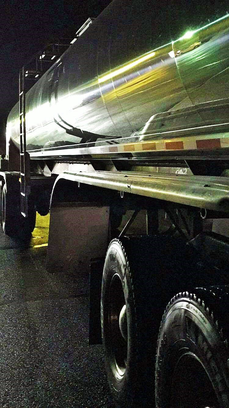 Anybody else on the overnight milk run? Photo: Denise Marhoefer